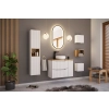 Szafka pod umywalkę 60cm 2 szuflady Biała NOVA WHITE 82-60-2S, Comad